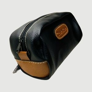 Leather Calvin Klein small  toiletry travel  bag
